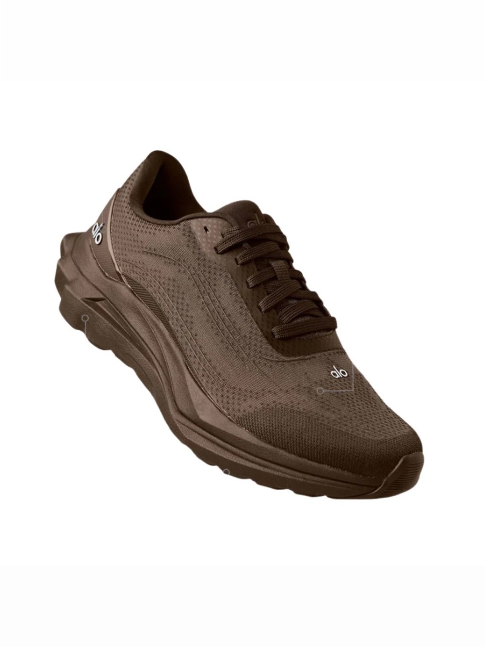 ALO Yoga runner shoes W7.5/M6 espresso brown